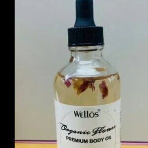 WELLOS ORGANIC FLOWER BODY OIL PINK SUGAR 4OZ